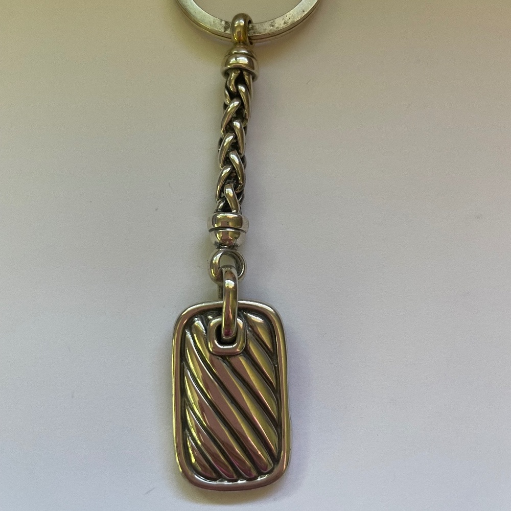 David Yurman Sterling Silver Key Chain